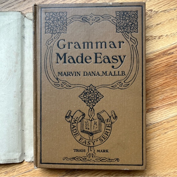 GRAMMAR MADE EASY by Marvin DANA, Made Easy Series, ©1919 Edward Clode, HCDJ - Picture 4 of 8